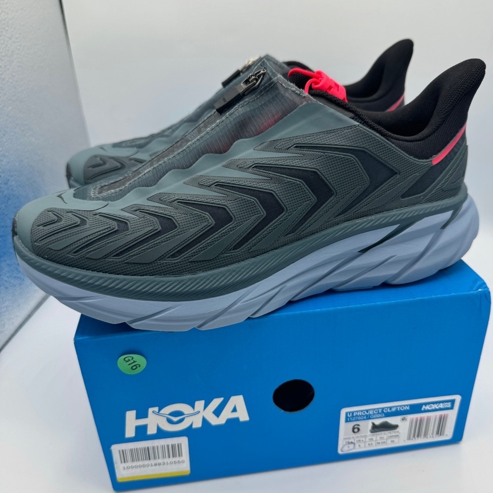 NWT Hoka Project Clifton Goblin Blue Navy GBBG Unisex Sneakers Shoes